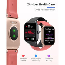 Load image into Gallery viewer, TOOBUR Smart Watch for Women Alexa Built-in, 1.8" Compatible Android iOS, Answer&amp;Make Call/Heart Rate/Step Counter/Sleep Tracker/100 Sports, Fitness Tracker Watch IP68 Waterproof Swimming, Red_954
