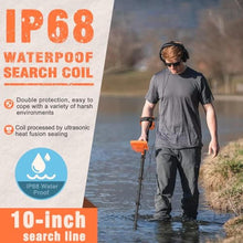 Load image into Gallery viewer, Tooomplus Metal Detector for Adults Waterproof, High Accuracy Gold Detector with LCD Display, Professional DSP Chip for Beach/Gold Hunting, 5 Modes Metal Detectors, Lightweight Design with Carry Bag_2582
