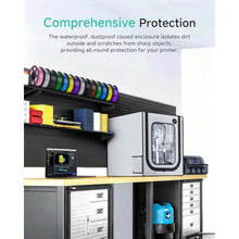 Load image into Gallery viewer, TOPCUBE 3D Printer Enclosure for Bambu Lab A1, Upgraded Large Size Enclosure with LED Light, Fireproof Waterproof Dustproof Noise Reduction Constant Temperature 3D Printer Cover, 580X670X670MM, Grey_3948
