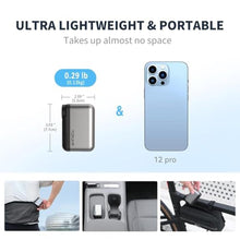 Load image into Gallery viewer, TOPUMP Tiny Pump Mini Bike Tire Pump with Gauge, 120PSI Portable Electric Bicycle Air Pump, Auto Stop, Type-C Rechargeable Battery with Presta and Schrader Valve_690
