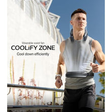 Load image into Gallery viewer, TORRAS 2024 Top Portable Waist Fan COOLiFY Zone 3, Ultra-Light Personal Wearable Belt Fan, 26ft/s Strongest Wind for Full Body CoolingNo.1 Cooling Area &amp; Cool Tech Rechargeable for Outdoor/Jobsite, MoonlightSilver_8423
