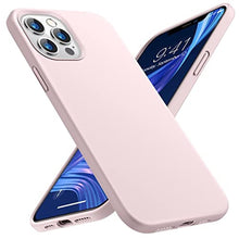 Load image into Gallery viewer, TORRAS iPhone 12 Pro Max Case, Non-Slippery Liquid Silicone Rubber, 8FT Shockproof Military-Grade Protection with Anti-Scratch Soft Microfiber Lining, [Love Series], Sand Pink_1
