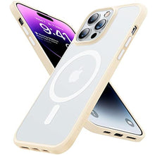 Load image into Gallery viewer, TORRAS Magnetic Guardian Designed for iPhone 14 Pro Max Case (6.7") [Military Grade Drop Tested] [Compatible with MagSafe] Slim Translucent Matte Phone Case , Milk White, MilkWhite_1
