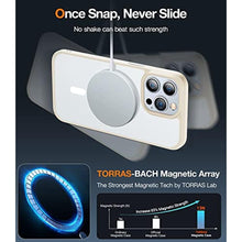 Load image into Gallery viewer, TORRAS Magnetic Guardian Designed for iPhone 14 Pro Max Case (6.7") [Military Grade Drop Tested] [Compatible with MagSafe] Slim Translucent Matte Phone Case , Milk White, MilkWhite_1514
