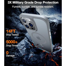 Load image into Gallery viewer, TORRAS Magnetic Shockproof Compatible with iPhone 15 Pro Case, [Military-Grade Drop Tested] [Compatible with MagSafe] Translucent Slim Protective, PC &amp; TPU, Anti-Fingerprint Guardian Mag 2023, Grey_338
