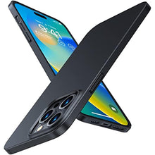 Load image into Gallery viewer, TORRAS OriginFit Case for iPhone 14 Pro Case Slim Fit, Super Thin Lightweight Hard PC Cover ONLY Compatible with iPhone 14 Pro Phone Case-6.1 Inch, Matte Black, MatteBlack_1

