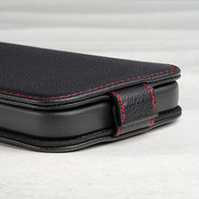 Load image into Gallery viewer, TORRO Leather Flip Case Compatible with iPhone 14 Pro Max Genuine Leather MagSafe Compatible Case with Card Holder (Black)_881
