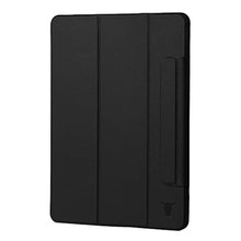 Load image into Gallery viewer, TORRO Smart Folio Compatible with iPad Pro 12.9 6th / 5th / 4th /3rd Gen - Leather iPad Pro 12.9 2022 Smart Case Magnetic Cover with Auto Wake/Sleep and Stand Function (Black)_1
