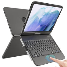 Load image into Gallery viewer, TQQ Touch for iPad (A16) 11th Generation Case with Keyboard (11", 2025) &amp; 10th Gen (10.9", 2022) - 360 Rotatable, Thin &amp; Light, Multi-Touch Trackpad for iPad (A16) 11th/10th Gen (Black)_1
