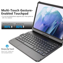 Load image into Gallery viewer, TQQ Touch for iPad (A16) 11th Generation Case with Keyboard (11", 2025) &amp; 10th Gen (10.9", 2022) - 360 Rotatable, Thin &amp; Light, Multi-Touch Trackpad for iPad (A16) 11th/10th Gen (Black)_1032
