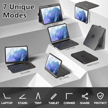 Load image into Gallery viewer, TQQ Touch for iPad (A16) 11th Generation Case with Keyboard (11", 2025) &amp; 10th Gen (10.9", 2022) - 360 Rotatable, Thin &amp; Light, Multi-Touch Trackpad for iPad (A16) 11th/10th Gen (Black)_1035

