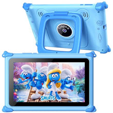 Load image into Gallery viewer, Trayoo Kids Tablet, 7IN Toddler Tablet for Kids with 32GB ROM, Shockproof Case, Education Apps Pre-Installed, Parental Control, WiFi, Netflix, YouTube, Blue_1
