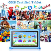 Load image into Gallery viewer, Trayoo Kids Tablet, 7IN Toddler Tablet for Kids with 32GB ROM, Shockproof Case, Education Apps Pre-Installed, Parental Control, WiFi, Netflix, YouTube, Blue_794
