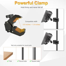 Load image into Gallery viewer, Treadmill Tablet Holder Mount, Phone Holder iPad Holder Exercise Bike Handlebar Mount for Spin Bike, Peloton, Treadmill, Microphone Stand, Fit for iPad Pro 12.9 Air Mini, Galaxy Tabs, iPhone(4.7-13), Black_3338
