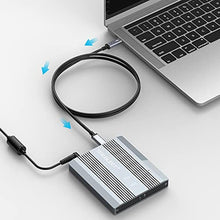 Load image into Gallery viewer, TREBLEET 6.6ft USB4 Cable (40Gbps), Compatible with Thunderbolt 5 &amp; 4 &amp; 3, 100W PD Charging, 5K@60Hz Video | USB-C to USB-C Cord for eGPU, Mac Studio, MacBook Pro, Dell XPS, Docking Station, ftmGbpsTPE_5791
