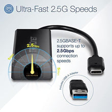Load image into Gallery viewer, TRENDnet USB-C 3.1 to 2.5GBASE-T Ethernet Adapter, TUC-ET2G, NDAA &amp; TAA Compliant, Windows &amp; Mac Compatible, USB Type-C to USB-A Converter Included, Up to 2.5Gbps Speeds, Black_1010
