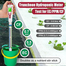 Load image into Gallery viewer, Truncheon Nutrient Meter PPM Meter Hydroponics TDS Meter Digital Water Tester EC TDS Tester(EC/PPM500/PPM700/CF) Specifically Designed for DWC Hydroponic System, Indoor Plant Grow, Home Garden etc_5659
