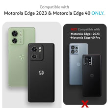 Load image into Gallery viewer, TUDIA Dual Shield Merge Phone Case for Motorola Edge 2023 - Dual Layer, Military Grade, Non-Slip, Shockproof &amp; Heavy Duty Phone Case Cover &amp; Protector - Hunter Green, HunterGreen_8305
