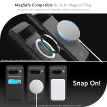 Load image into Gallery viewer, TUDIA MergeGrip [Magsafe Compatible] Designed for Google Pixel 8 Pro Case (2023) - Dual Layer [Military Grade] Shockproof Slim Rugged Tough Heavy Duty Phone Cases - Matte Black, MatteBlack_7574

