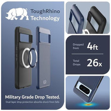Load image into Gallery viewer, TUDIA MergeGrip [Magsafe Compatible] Designed for Google Pixel 8 Pro Case (2023) - Dual Layer [Military Grade] Shockproof Slim Rugged Tough Heavy Duty Phone Cases - Indigo Blue, IndigoBlue_7534
