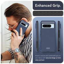 Load image into Gallery viewer, TUDIA MergeGrip [Magsafe Compatible] Designed for Google Pixel 8 Pro Case (2023) - Dual Layer [Military Grade] Shockproof Slim Rugged Tough Heavy Duty Phone Cases - Indigo Blue, IndigoBlue_7536
