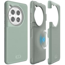 Load image into Gallery viewer, TUDIA MergeGrip Magsafe Compatible Phone Case for OnePlus 12 5G 2024 - Military Grade, Drop Tested, Dual Layer, Shockproof, Anti-Slip, Heavy Duty &amp; Protector Cover Protective Phone Case - Green Lily, GreenLily_1
