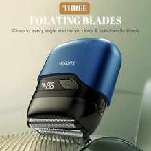 Load image into Gallery viewer, Tulzim Electric Foil Shaver: 3D Blades &amp; IPX7 Waterproof, Light Blue, LightBlue_82
