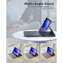 Load image into Gallery viewer, TUNKARMOR Case Keyboard for Samsung Galaxy Tab A9+ / A11+ Plus 2023/2025 11 Inch - Mouse and Detachable Magnetic Keyboard, Slim Case with S Pen Holder, Auto Sleep/Wake (Black)_991
