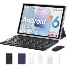 Load image into Gallery viewer, TUOHAITIME 2026 Upgraded Android 16 Tablet, 11 inch Android Tablets, Blue_1
