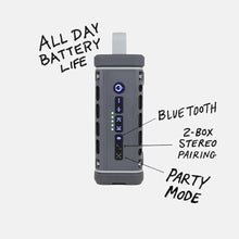 Load image into Gallery viewer, Turtlebox Ranger: Loud! Outdoor Portable Bluetooth 5.4 Speaker | Rugged, Waterproof, Ultra-Portable | Plays to 105db, Deep Bass, Shockproof, Unlimited Pairing for Full Stereo Experience, Gray_1656
