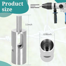 Load image into Gallery viewer, Twist Ties Tool for 9 Gauge Drill Chuck,High-tensile Wire Easy Twist Tool,Twisted Fence Tool for Fixing Chain Link Fence and Loop Fences_2531
