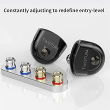 Load image into Gallery viewer, TWISTURA D-Minor In-ear Headphones with Microphone, 10mm Dynamic Driver Earbud Headphones, Noise Isolation Wired Earphone with Interchangeable Sound Tube Filter Mouthpiece, Wired Ear Buds for Phone,PC, Black_2037
