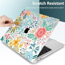 Load image into Gallery viewer, TWOLSKOO Case for MacBook Air 13.3 Inch (Old Version 20182021, Models: M1 A2337, A2179, A1932) Hard Shell Case with Screen Protector &amp; Keyboard Cover, Abstract Flower, AbstractFlower_1455
