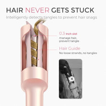 Load image into Gallery viewer, TYMO Automatic Rotating Curling Iron, TYMO CURLPRO Beach Waves Hair Curler, RoseGold_80
