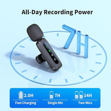 Load image into Gallery viewer, Uewpv Wireless Mini Microphone for iPhone 15/16/17, iPad, Android, Wireless Lavalier Microphone with Noise Reduction, Portable USB C Lapel Mic for Video Recording, Vlog, Tiktok, YouTube_558
