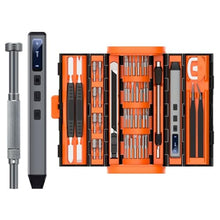 Load image into Gallery viewer, UF-TOOLS Mini Electric Screwdriver, 83 in 1 Cordless Rechargeable Small Power Screwdriver Set with 71 Bits, Led Light and Magnetic Mat, Professional Repair Tool for Phone Camera Laptop PC, Orange_1
