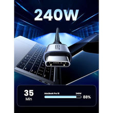 Load image into Gallery viewer, UGREEN 240W USB C to USB C Cable, Fast Charging USB C Cable for iPhone 17 Pro Max/16, Samsung Galaxy S25/S24, MacBook Pro/Air, iPad Pro/Air/Mini, Dell XPS, 3.3FT, Black_2748
