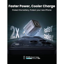 Load image into Gallery viewer, UGREEN 45W USB C Charger for iPhone 17, Nexode 2 Port GaN Foldable PPS Wall Charger Block Support Super Fast Charging 2.0 for Galaxy S26/S25 iPhone 17/16/15, iPad, MacBook Neo/Air, Black_1412
