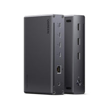 Load image into Gallery viewer, UGREEN 8-in-1 Thunderbolt 4 Docking Station, 40Gbps TB4 Hub, 3xTBT4 Dual 4K@60Hz or Single 8K Display, 85W Charging, Gigabit Ethernet, 3xUSB A 3.2, Revodok Max 208 Dock for Mac M1/M2/M3/M4 Pro/Max, DarkGray_1

