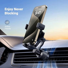 Load image into Gallery viewer, UGREEN Car Phone Holder Vent Phone Mount, Never Blocking Air Vent Clip Cellphone Holder Compatible with iPhone 17 16 15 14 13 12 Pro Max Mini Plus, iPhone 11 SE XS XR 8 7 6 6S Smartphone, Black_8433
