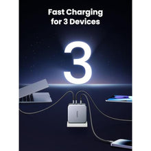 Load image into Gallery viewer, UGREEN Nexode 140W GaN USB C Laptop Charger, 3-Port PD 3.1 PPS Foldable Fast Wall Charger with 240W Cable for MacBook Pro 16", iPhone 17/16/15, Pixel 10/9, Galaxy S25/S24, Chromebook, Black_1461
