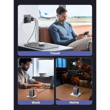 Load image into Gallery viewer, UGREEN Nexode 65W GaN USB C Wall Charger, 3-Port Compact Foldable Fast Charger Power Adapter for iPhone 17/16/15 Series, Galaxy S25/S24, Pixel 10/9, MacBook Pro/Air, Dell XPS, iPad Pro (Black)_155
