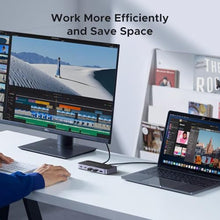 Load image into Gallery viewer, UGREEN USBC Switch 2 Computers Share 4 USB 3.2 Ports, 10Gbps Switcher Selector for PC Laptop Keyboard Mouse, Sharing Switch Adapter with 2 USB-C to C Data Cables and Remote, Black_7471
