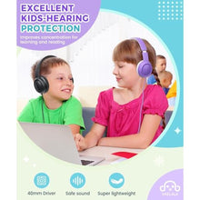 Load image into Gallery viewer, UKELALA C3 Foldable Kids Headphones Wired for School Boys Girls 3.5mm Jack, Purple_1277
