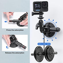 Load image into Gallery viewer, Ulanzi SC-01 Heavy-Duty Suction Cup Mount for Camera/Phone/Accessory (3"), Pump-actived Vacuum Suction Cup Mount, Magic Arm Phone Holder Action Cam Adapter Car Boats Windshield Window Mount_7845
