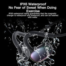 Load image into Gallery viewer, Ulian Open Ear Sports Headphones, Air Conduction Bluetooth 5.3 Wireless Headset with Deep Bass, Noise Canceling and Comfort Wearing, IPX6 Waterproof Sports Earbuds for Gym, Workout, Running, Cycling, Black_6458
