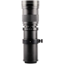 Load image into Gallery viewer, Ultimaxx 420-800mm (w/Converter 840-1600mm) f/8.3-16 HD Manual Telephoto Zoom T-Mount Lens Kit for Canon EOS 9000D 800D 760D 750D 700D 1300D 1200D T100, 4000D, 3000D, 2000D, 1500D DSLR Cameras, black_1853
