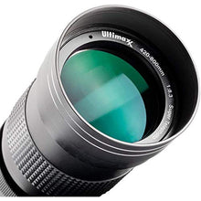 Load image into Gallery viewer, Ultimaxx 420-800mm (w/Converter 840-1600mm) f/8.3-16 HD Manual Telephoto Zoom T-Mount Lens Kit for Canon EOS 9000D 800D 760D 750D 700D 1300D 1200D T100, 4000D, 3000D, 2000D, 1500D DSLR Cameras, black_1855
