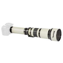 Load image into Gallery viewer, Ultimaxx 650-1300mm Telephoto Zoom Lens for Nikon D7500, D500, D600, D610, D700, D750, D800, D810, D850, D3100, D3200, D3300, D3400, D5100, D5200, D5300, D5500, D5600, D7000_8001

