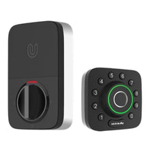 Load image into Gallery viewer, ULTRALOQ U-Bolt Pro Smart Lock with Door Sensor, 7-in-1 Keyless Entry Door Lock, Fingerprint ID, Smartphone, Auto Unlock, WiFi Deadbolt, ANSI Grade 1 Certified, BlackwithSatinNickel_1
